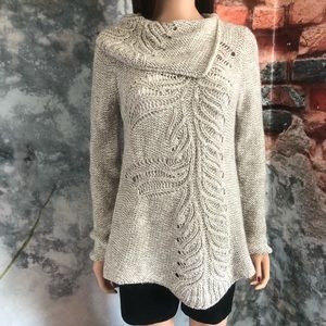 Anthropologie Moth cowl neck tunic sweater size S.